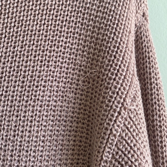 Choker neckline knit sweater - Picture 6 of 9